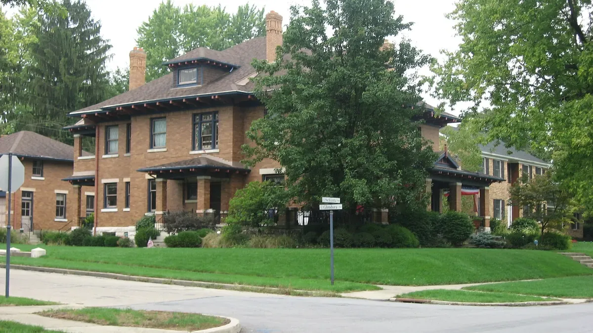A location photograph in Oakwood, OH
